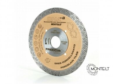 125 mm deimantinis diskas plytelėms Montolit FRECCIA ORO Art. CGX125