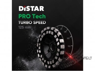 125 mm betono šlifavimo diskas Distar PRO TECH 4