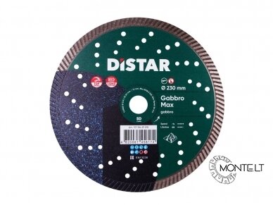 230MM DISTAR GABBRO MAX Akmens pjovimo diskas
