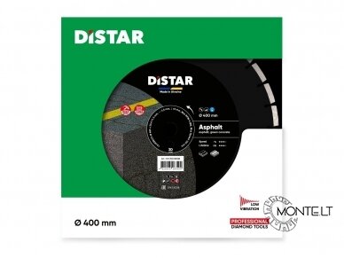 400 mm Distar ASPHALT asfalto ir šviežio betono pjovimo diskas 2