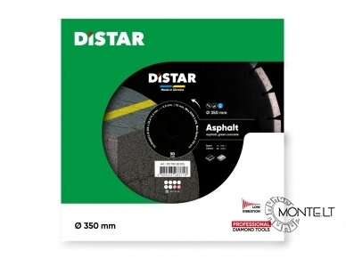 350 mm Distar ASPHALT asfalto ir šviežio betono pjovimo diskas 3