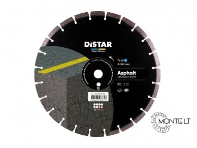 350 mm Distar ASPHALT asfalto ir šviežio betono pjovimo diskas