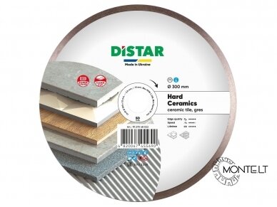 350 x 32 mm DISTAR HARD CERAMICS deimantinis diskas plytelėms, granitui, klinkeriui