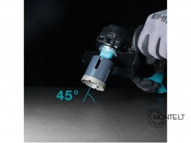 8mm Deimantinė sauso gręžimo karūna BIHUI DRY GRES TURBO 3