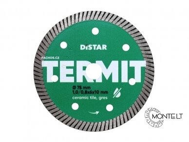 75 mm x 10 mm deimantinis diskas plytelėms TERMIT, Distar