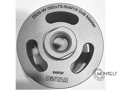 82 mm Distar Drill Master deimantinė karūna rozetėms gręžti (6 dantys, angos gale) 2