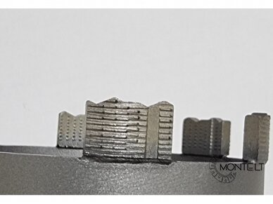 82 mm Distar Drill Master deimantinė karūna rozetėms gręžti (6 dantys, angos gale) 4