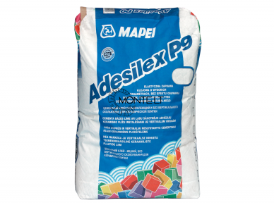 Elastingi Mapei Adesilex P9 (C2TE) cementiniai klijai (pilki) 20kg.