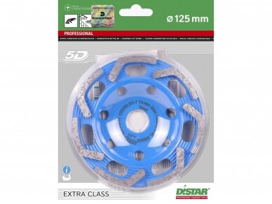 125MM DISTAR ROTEX Betono šlifavimo diskas 4