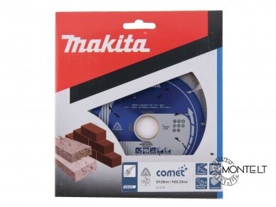 125 x 22.23 Comet deimantinis pjovimo diskas Makita B-12778 2