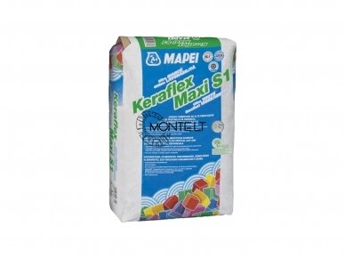 Keraflex Maxi S1 (C2TE S1) elastingi cementiniai klijai (pilki) 20 kg