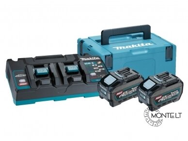 Makita 40V x 5,0Ah x 2vnt + įkroviklio komplektas