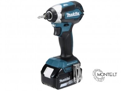 Makita DTD153Z 18V Akumuliatorinis smūginis suktuvas Impact wrench 170NM 1/4'' 4