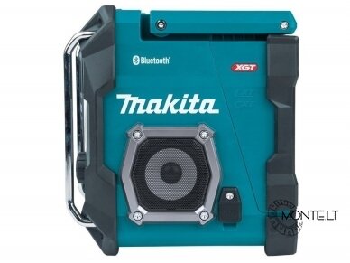 Makita MR002GZ statybinis radijas su Bluetooth funkcija XGT, LXT, CXT, 220V, Be akumuliatorių ir kroviklio 1