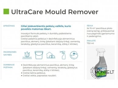 Pelėsio naikinimo priemonė - valiklis Mapei Ultracare Mould remover 750 ml 1